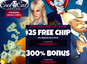 Coolcat casino 100 free bonus nodeposit